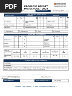 Grade R Progress Report Template | PDF | Behavior Modification | Cognition