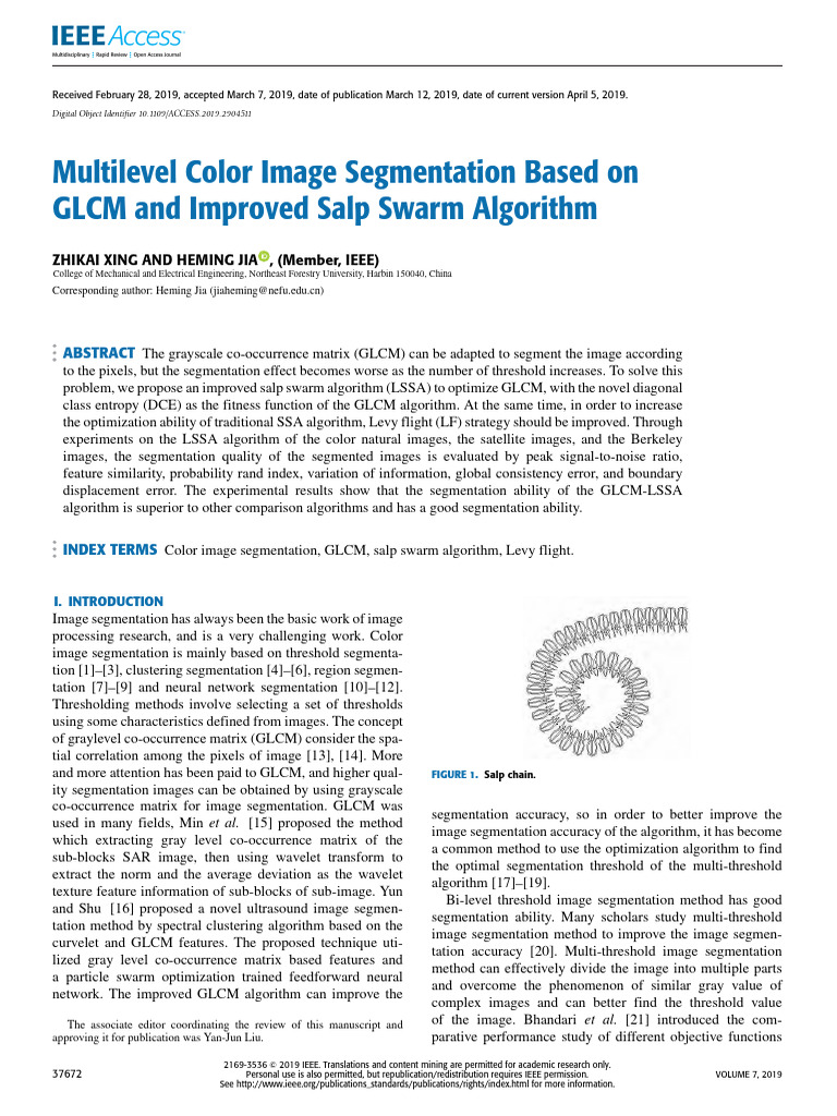 GLCM-Based Color Image Segmentation | PDF | Image Segmentation ...