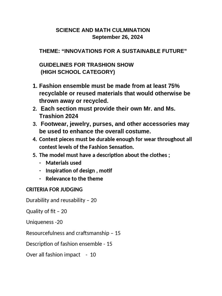 Science and Math Culmination 2 | PDF