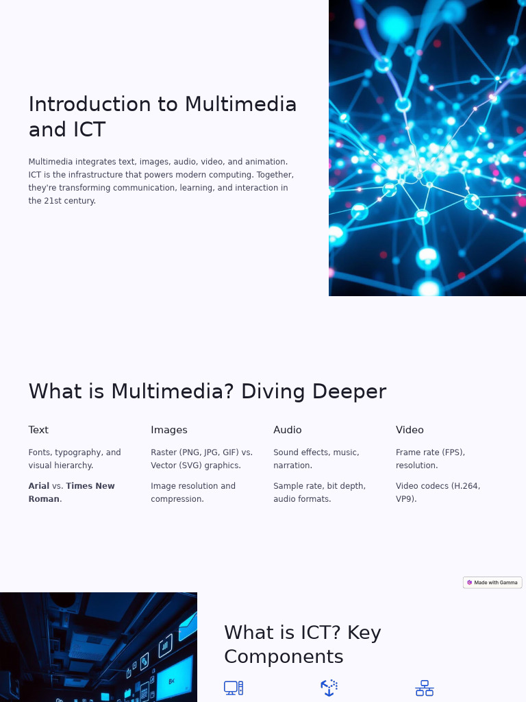 Multimedia and ICT: Transforming Communication | PDF | Multimedia ...