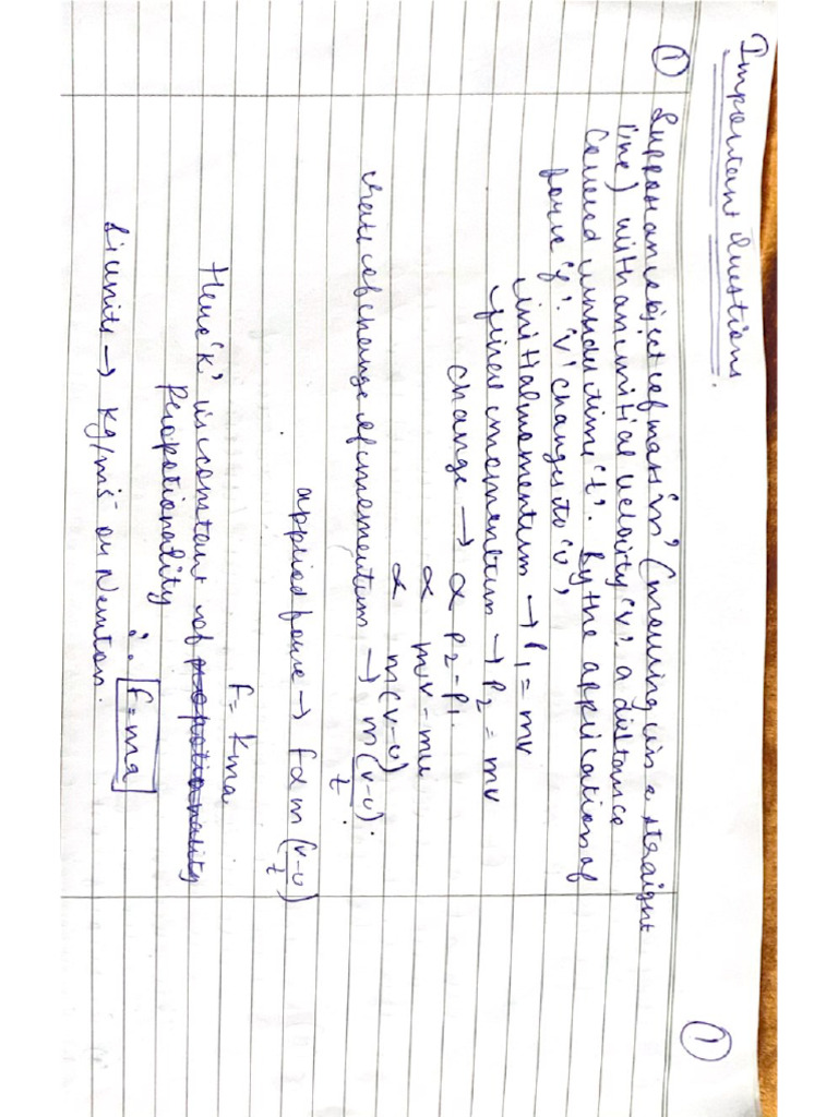 Science Important Questions | PDF