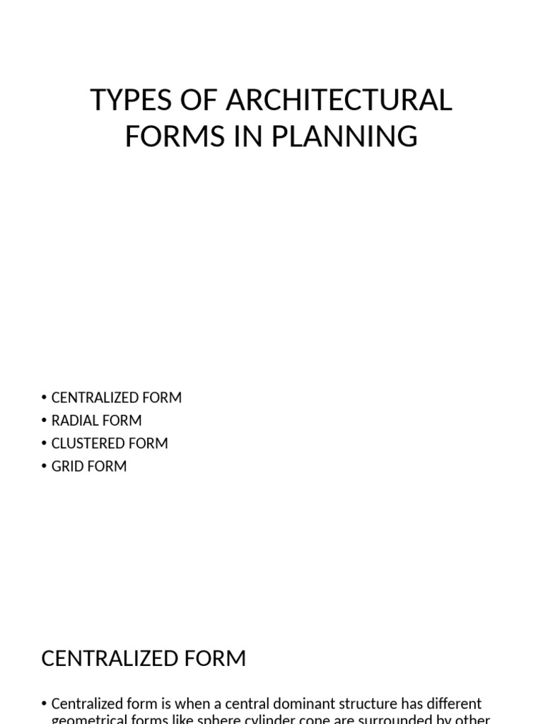 Erica Arch Forms & BLDG Org | PDF | Space | Pattern