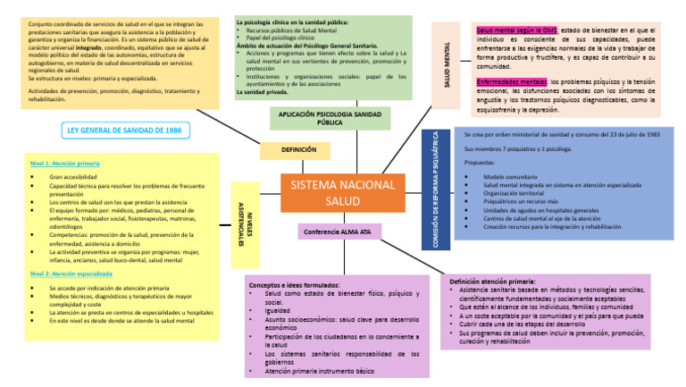 Sistema Nacional Salud | PDF | Cuidado de la salud | Salud mental