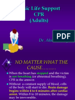 Basic Life Support CPR (Adults) : Dr. Ahmed Sabry