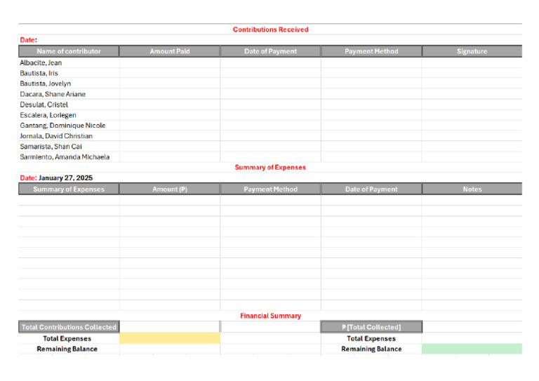 Template Payment | PDF