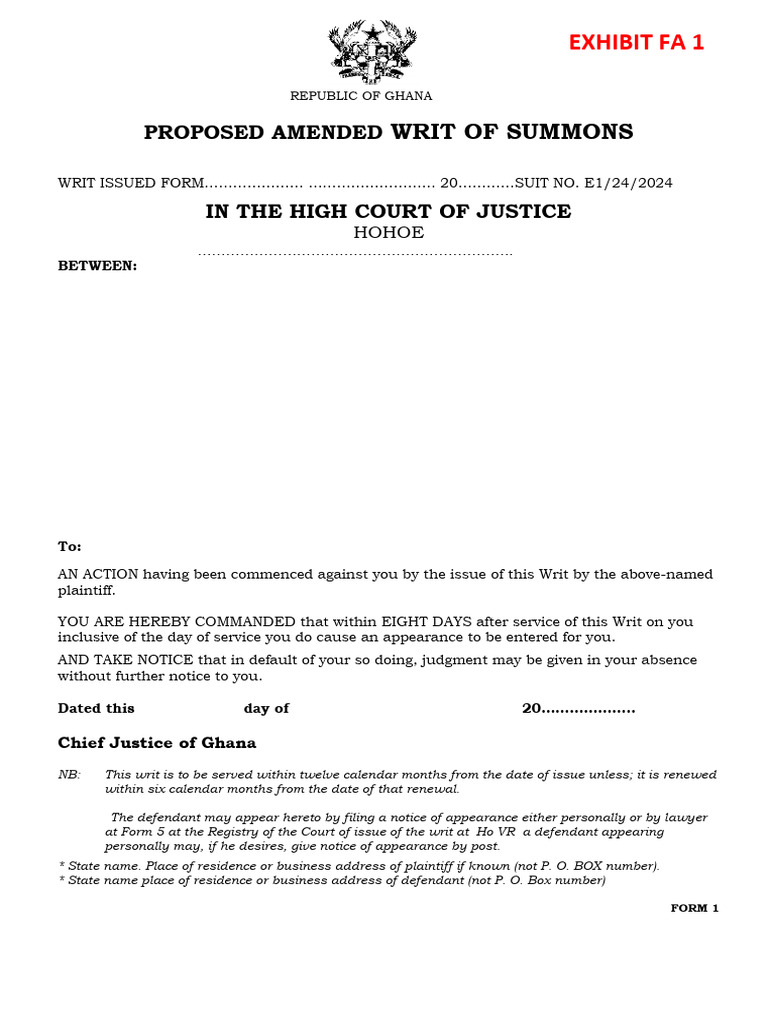 Adima Gbone Exhibit | PDF | Lawsuit | Summons