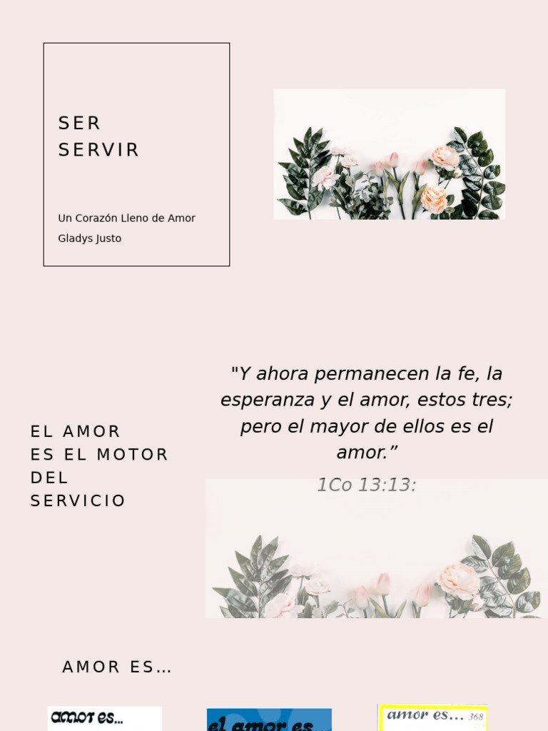 Amor y Servicio en la Fe Cristiana | PDF | Jesús | Pecado