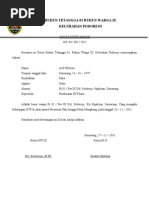 Surat Pengantar Format Surat Pengantar  RT