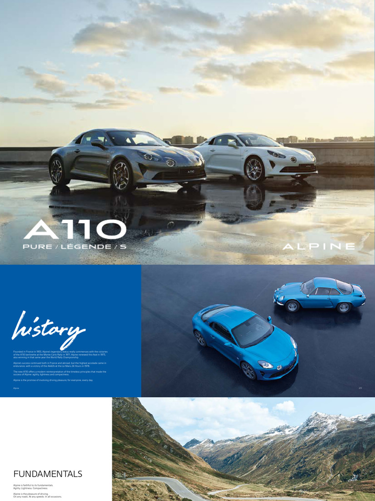 Alpine_int A110_2020 (1) | PDF | Car | Land Vehicles