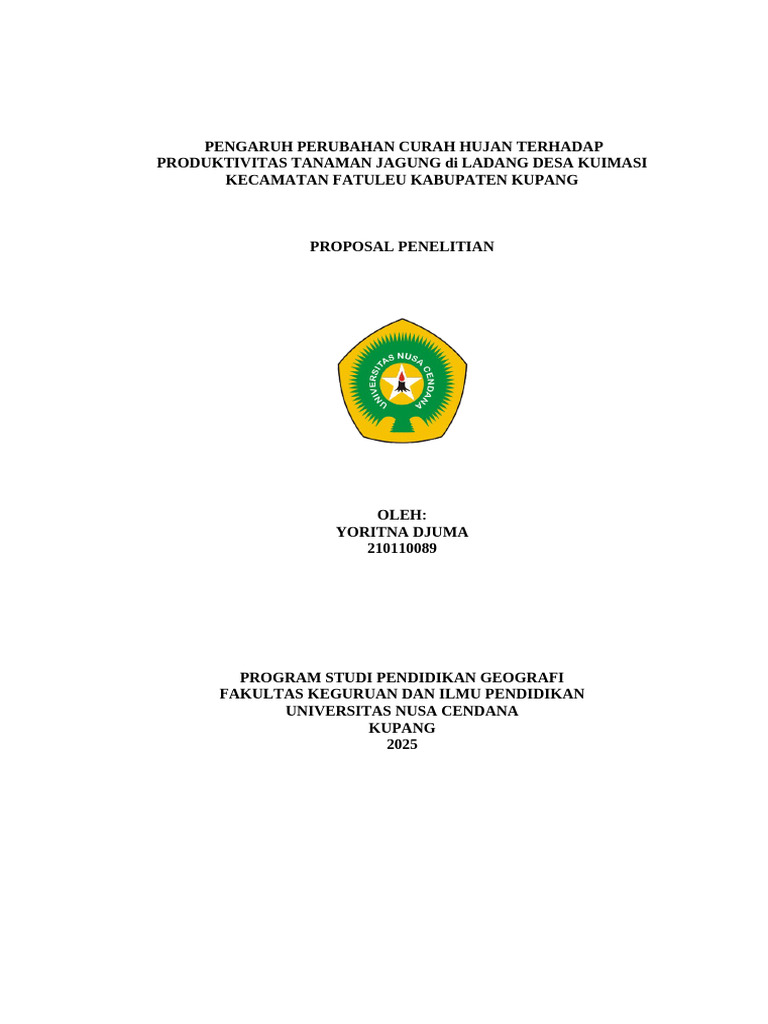 Proposal Ritna | PDF