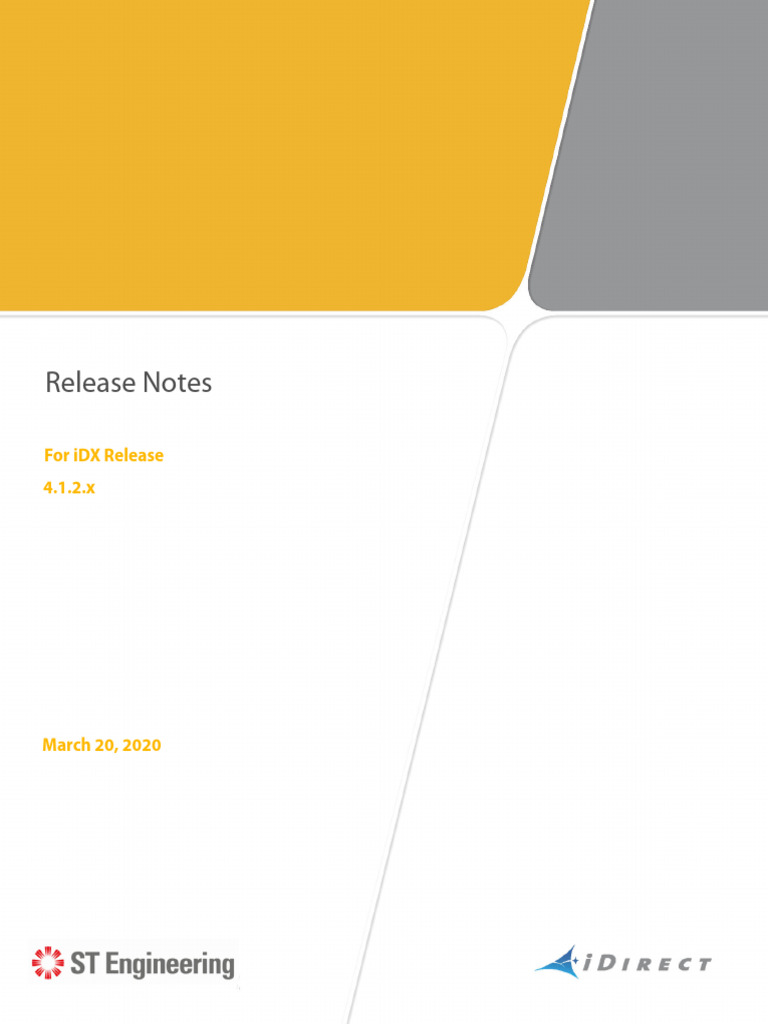 iDX 4.1.2.x Modem Release Notes | PDF | Computer Terminal | Computer ...