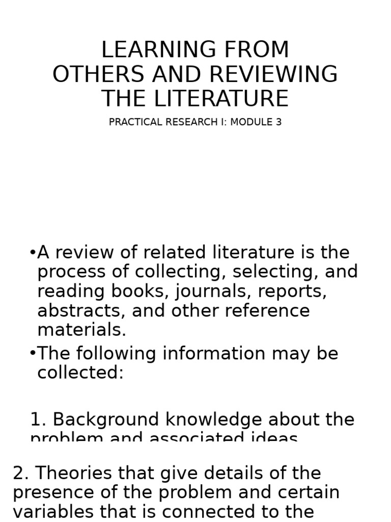 5 Cs of Literature Review Explained | PDF | Citation | Apa Style