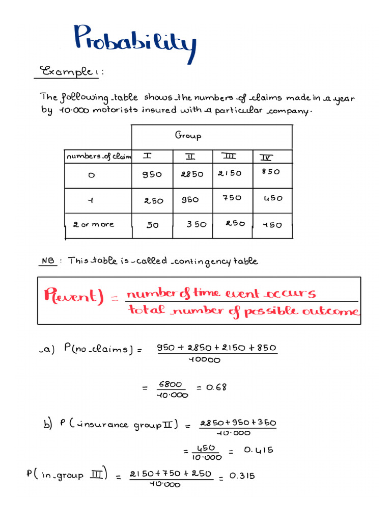 Probability | PDF