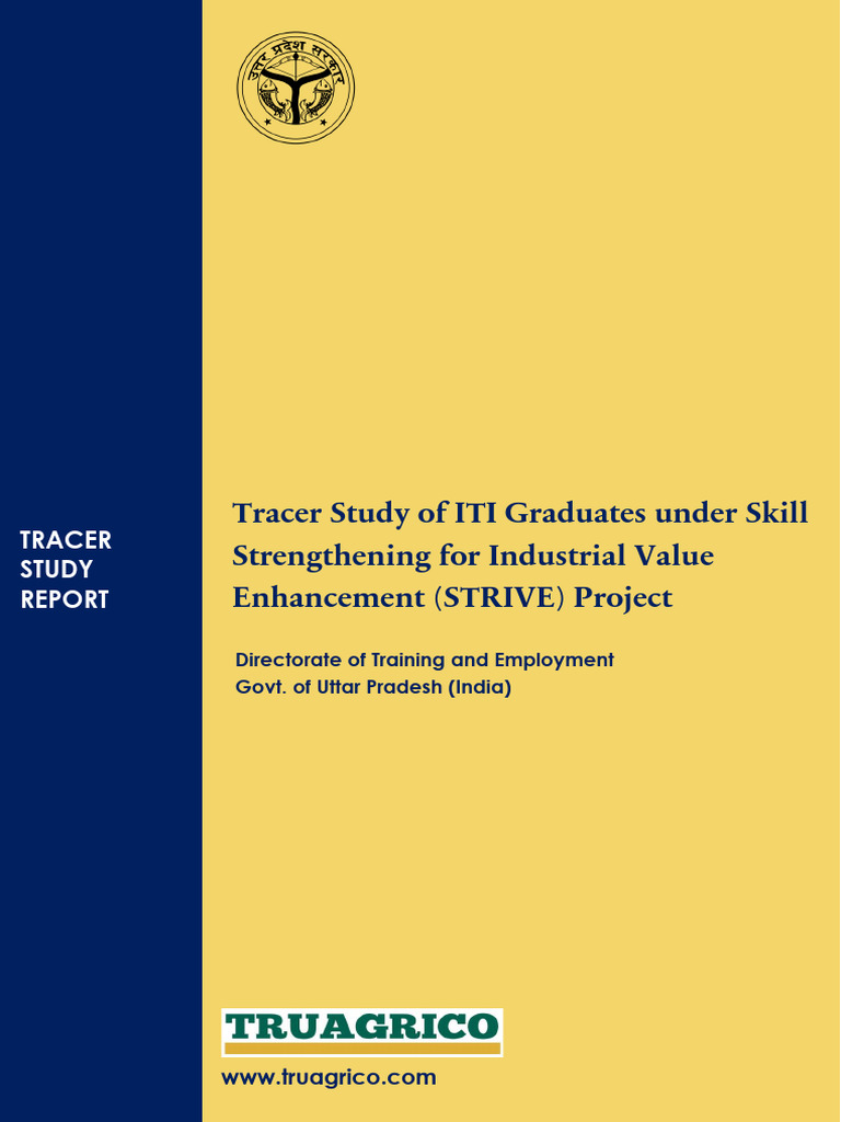 ITI Graduates Tracer Study STRIVE | PDF | Employment | Apprenticeship