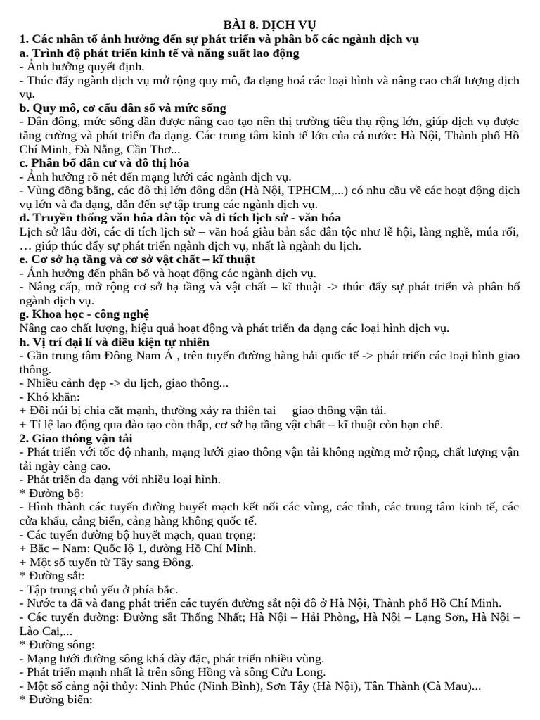 ĐỊA 9-BÀI 8-NDBH | PDF