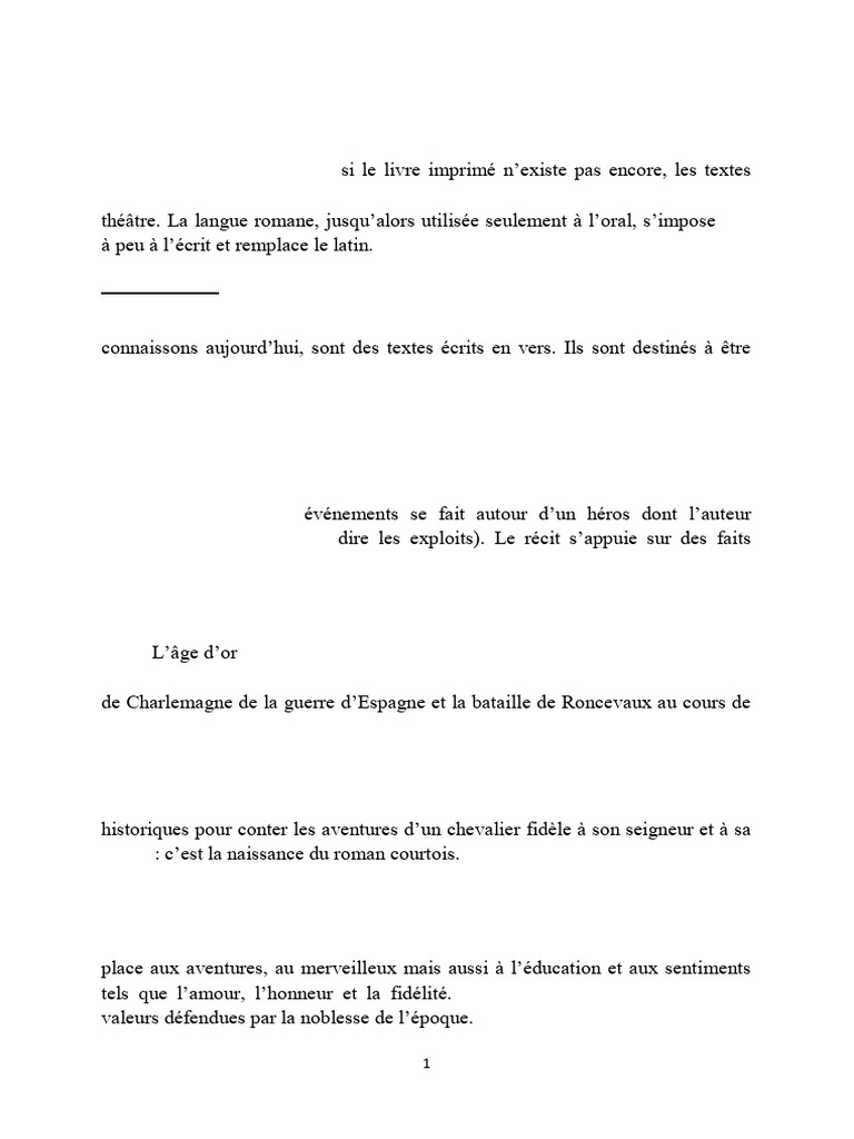 Les Textes Du Moyen Âge | PDF | Littérature médiévale