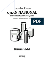 Kumpulan Rumus UN Kimia SMA 2012