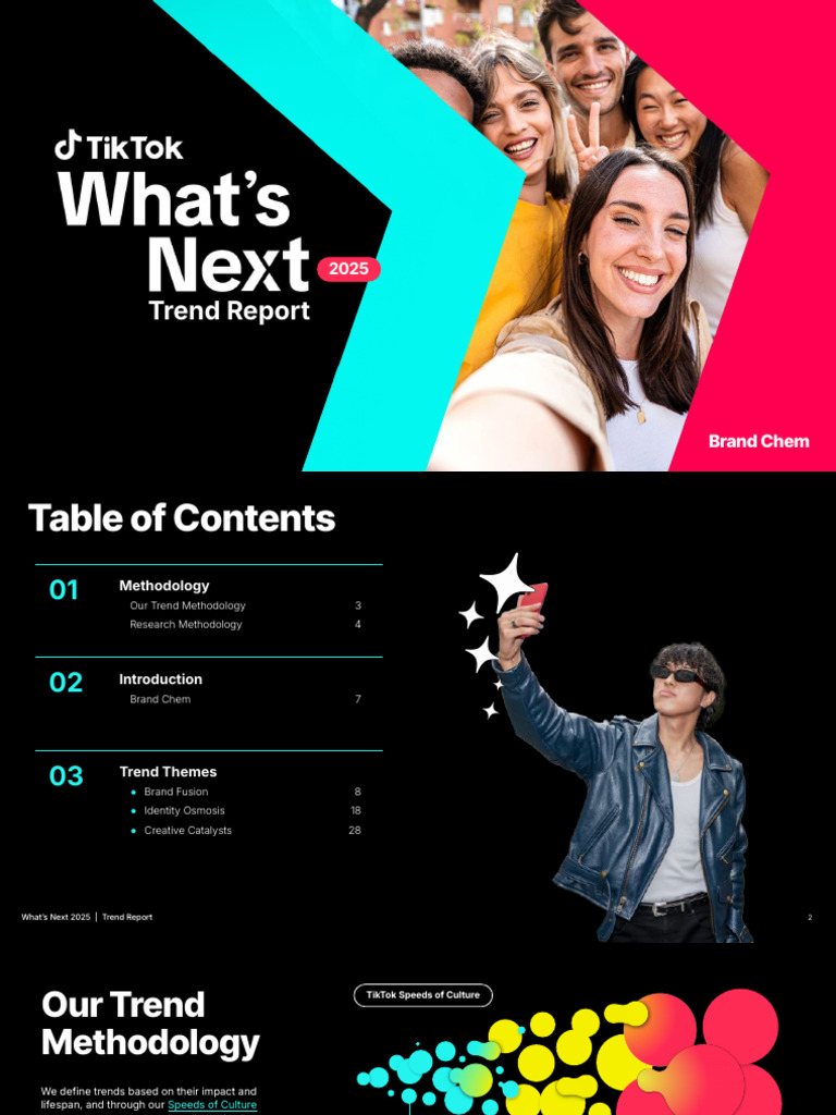 TikTok Whats Next 2025 Trend Report PDF Brand Methodology