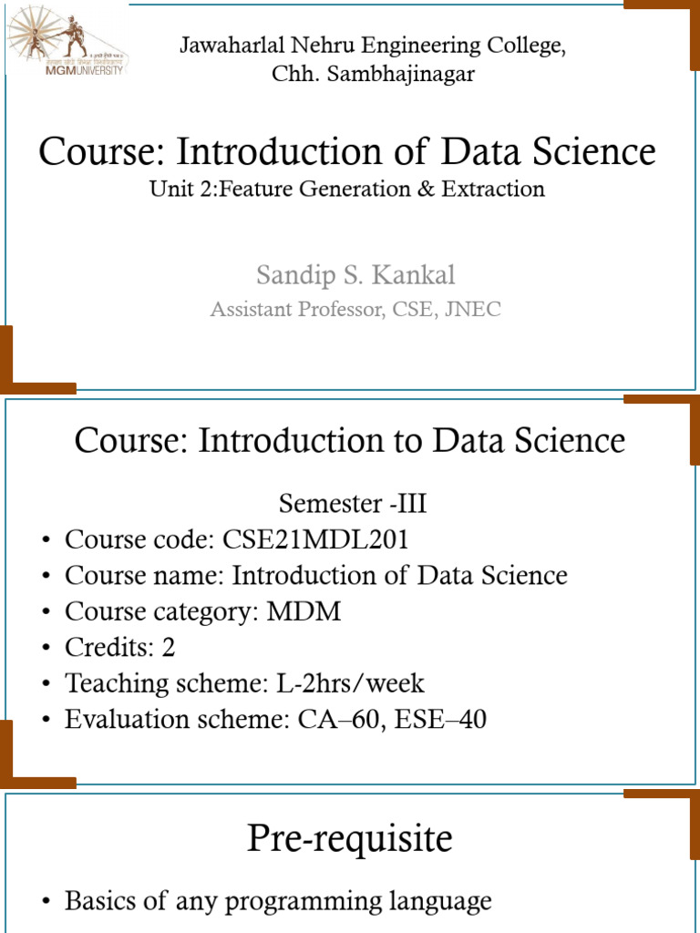 Feature Generation in Data Science | PDF | Machine Learning | Applied ...