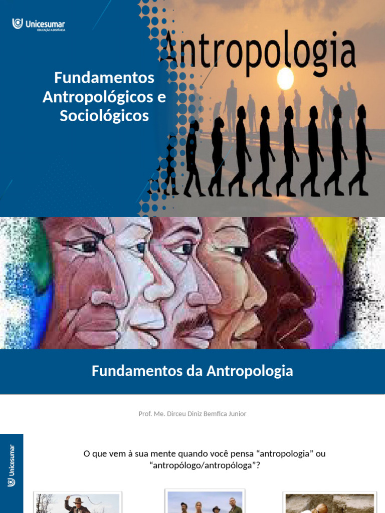 Fundamentos Antropológicos e Sociológicos | PDF | Antropologia | Sociologia