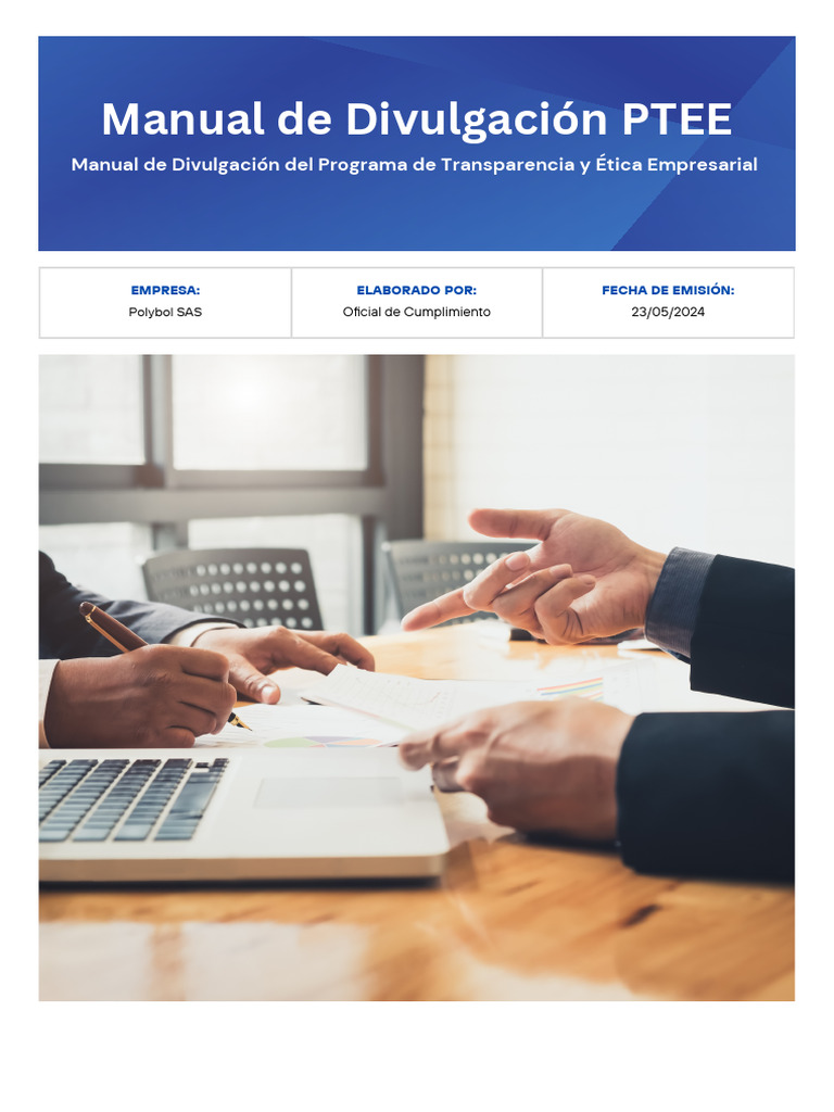 Manual de Divulgacion Ptee Polybol | PDF | Corrupción política | Auditoría