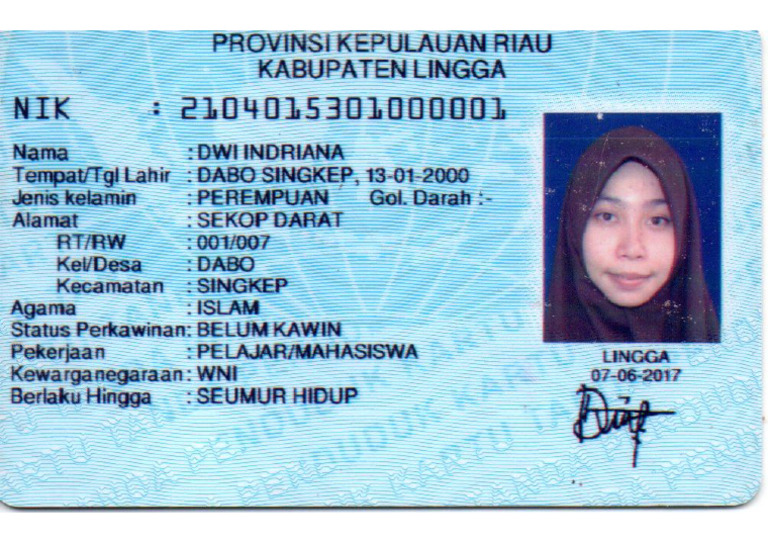 KTP DWI INDRIANA | PDF