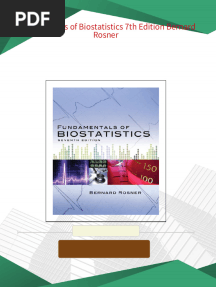 Fundamentals of Biostatistics 7th Edition Bernard Rosner - Instantly access the full ebook content in just a few seconds