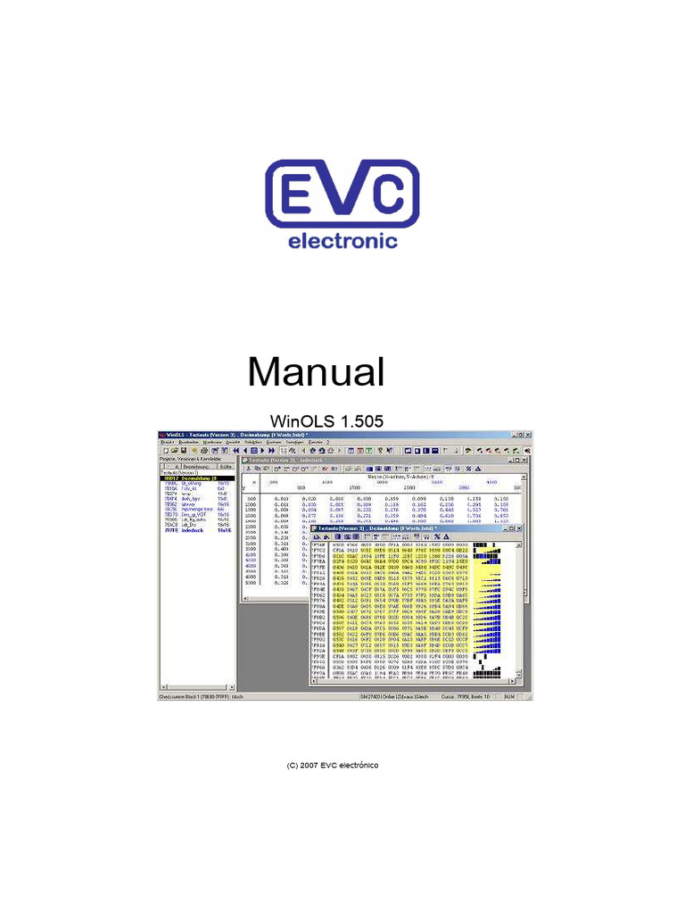 Manual de WinOLS 1.505 en Español | PDF | Ventana (informática ...