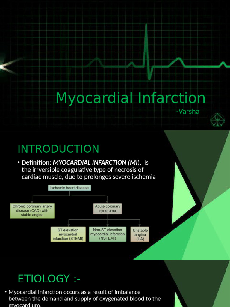 Myocardial Infarction | PDF | Myocardial Infarction | Coronary Circulation