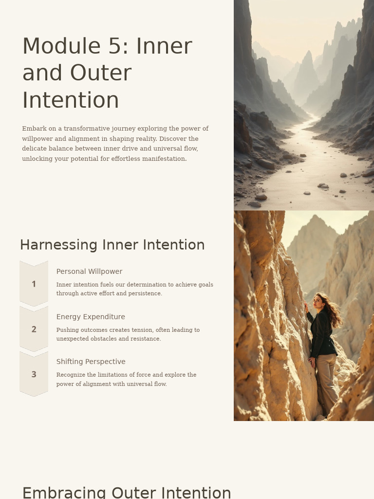 Balancing Inner and Outer Intention | PDF
