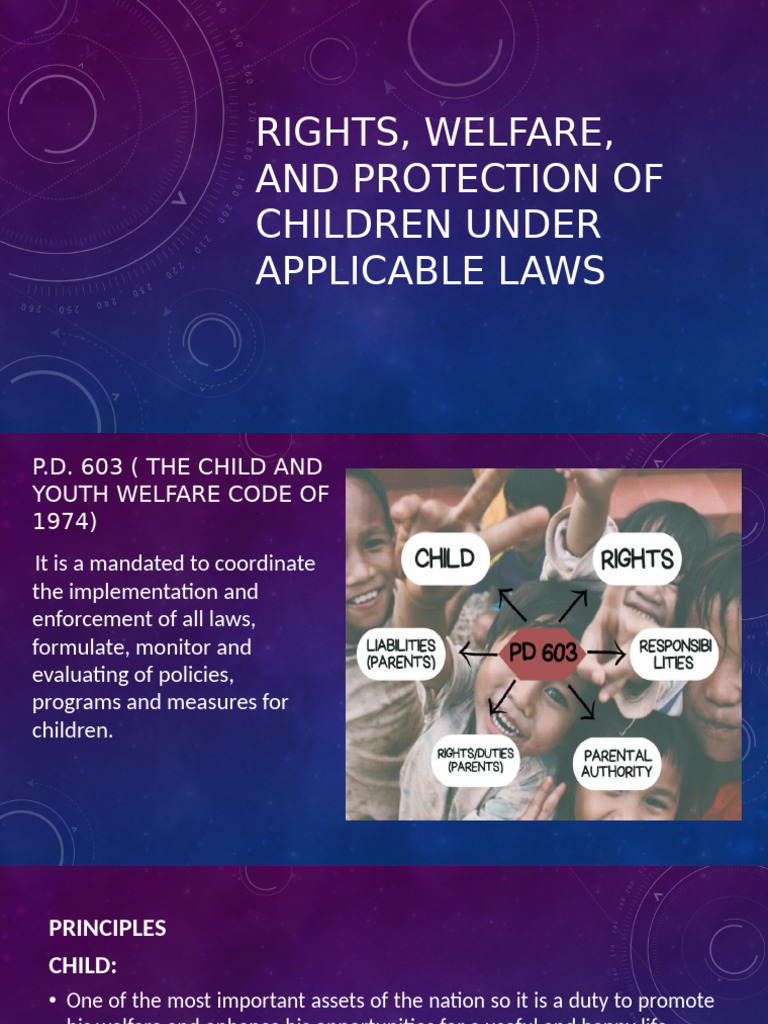 Child Rights and Welfare Under P.D. 603 | PDF | Crimes | Crime & Violence
