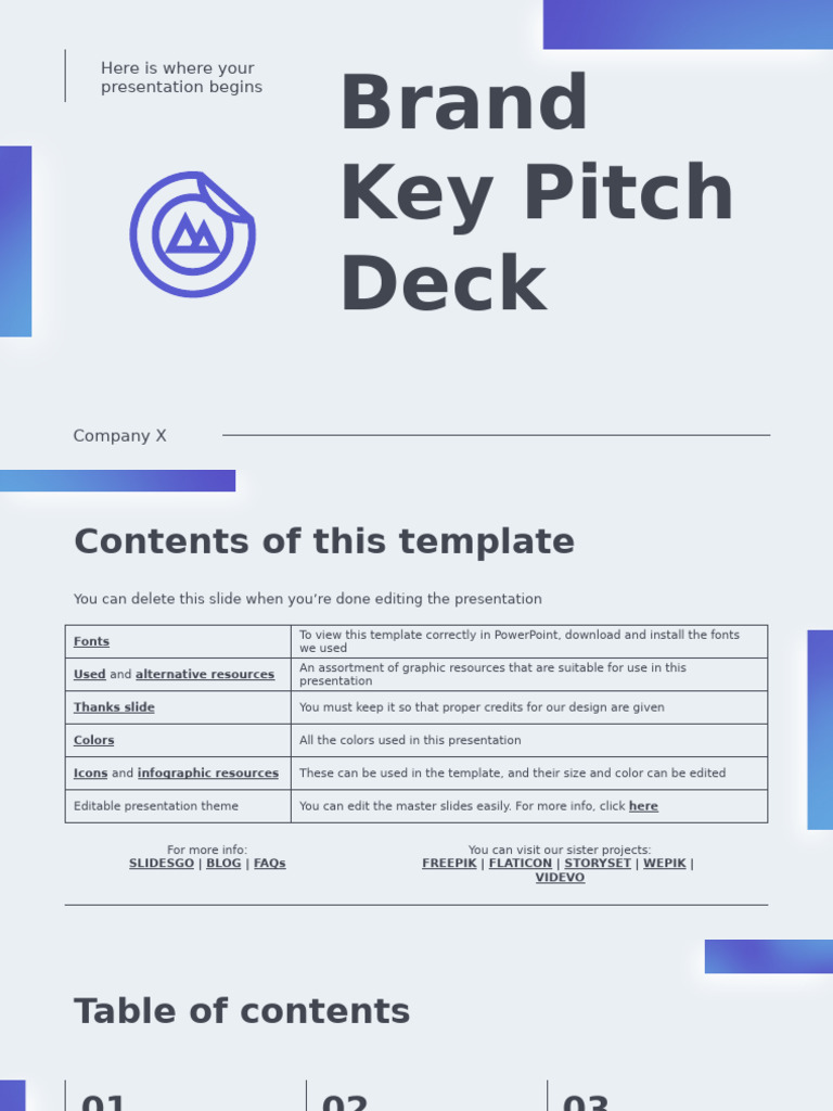 Brand Key Pitch Deck by Slidesgo | PDF | Market (Economics) | Demand