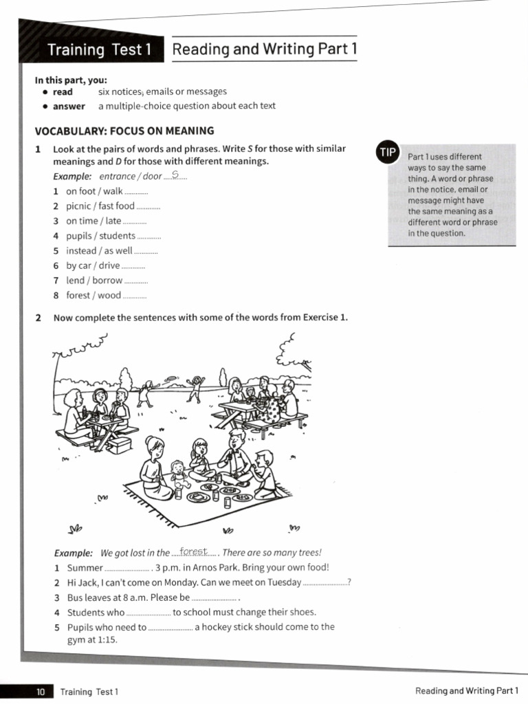 A2 KEY For School Trainer 2020 - 4 Practice Tests With Answers and ...