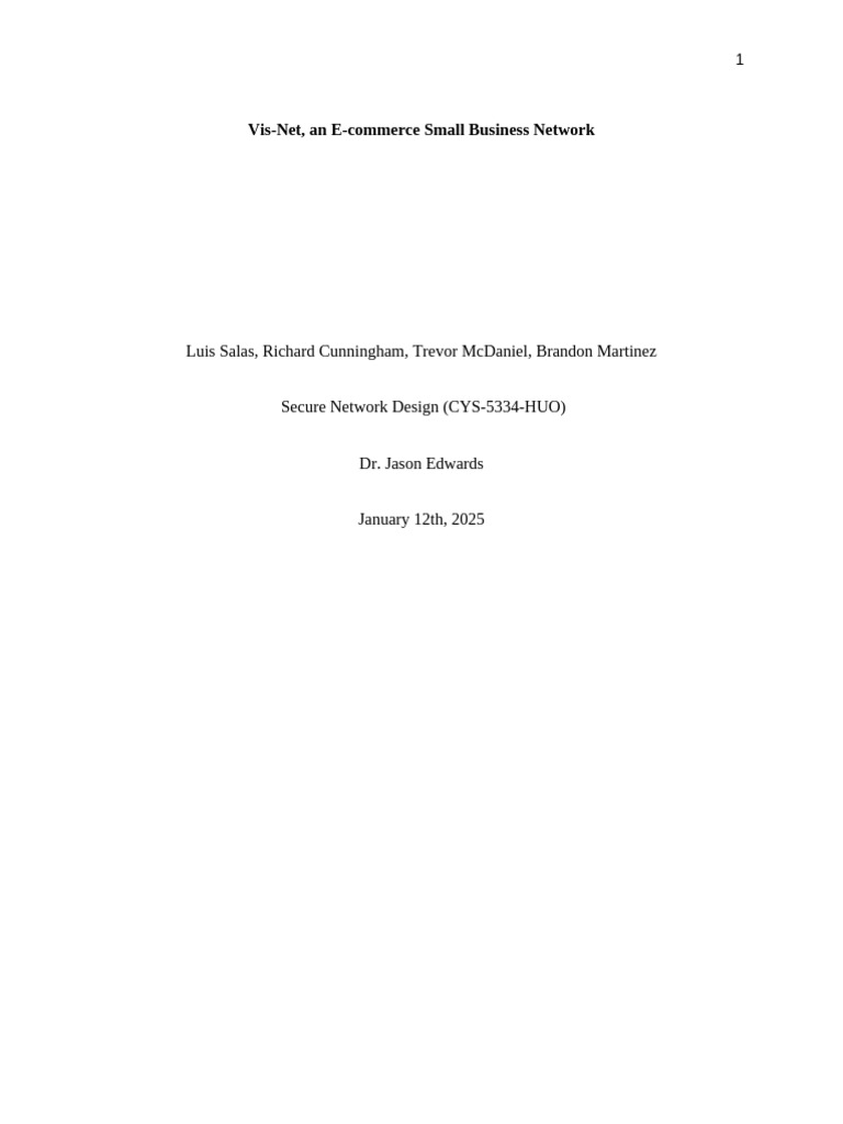 Group Project Week 2 | PDF | Computer Network | Computer Networking