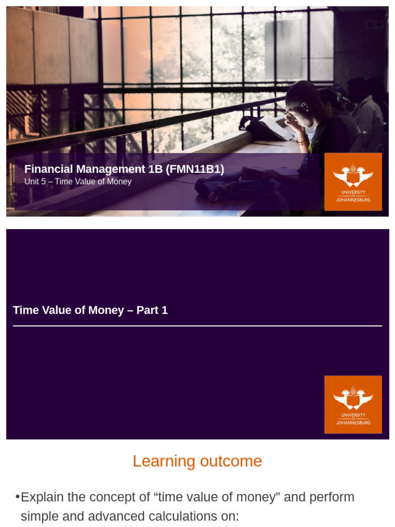 Time Value of Money Explained | PDF | Time Value Of Money | Present Value