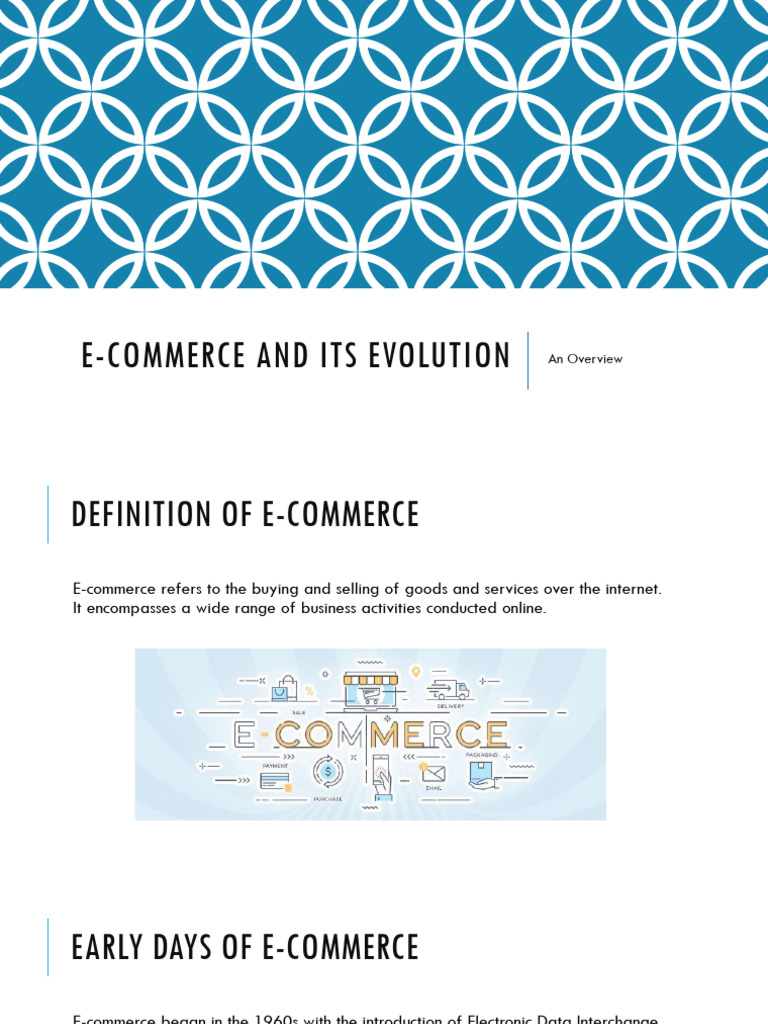 E Commerce And Its Evolution Pdf
