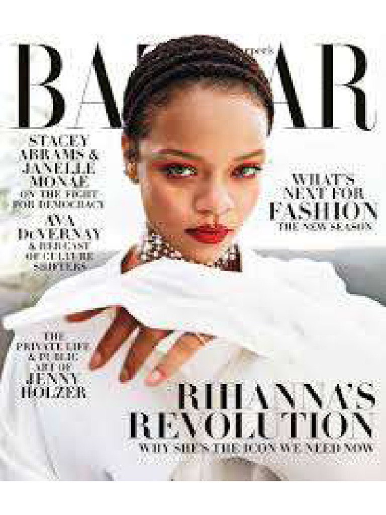 Rihanna in Bazaar Magazine | PDF