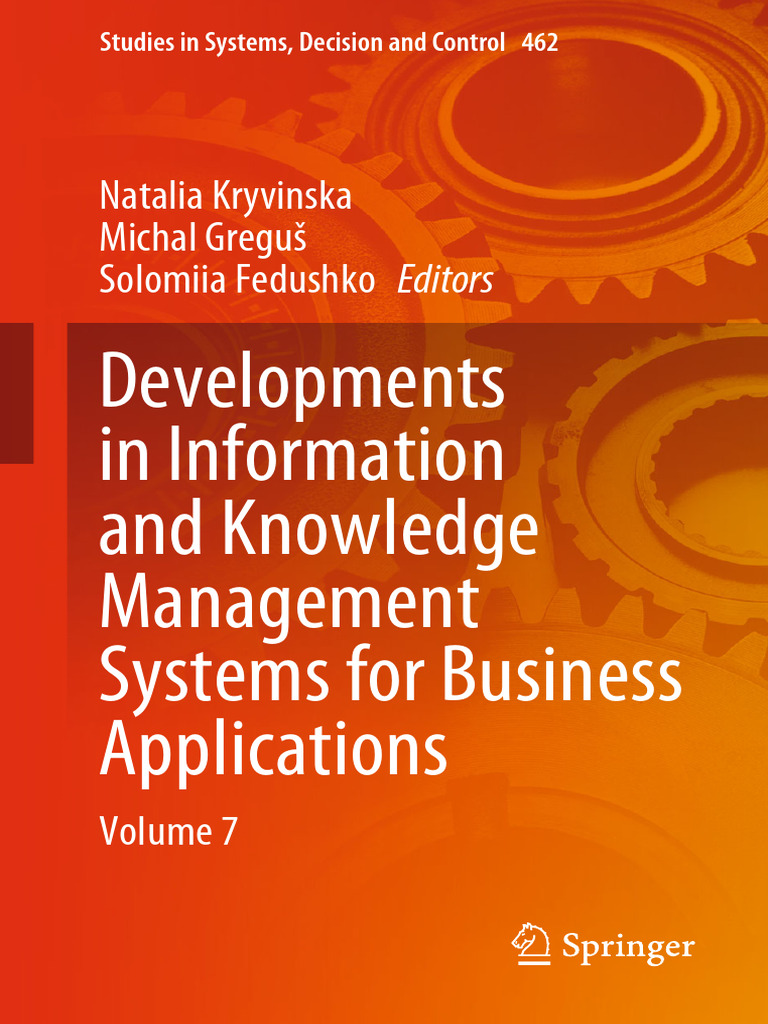 Developments in Information and Knowledge Management Systems For Business  Applications | PDF | Customer Relationship Management | Security
