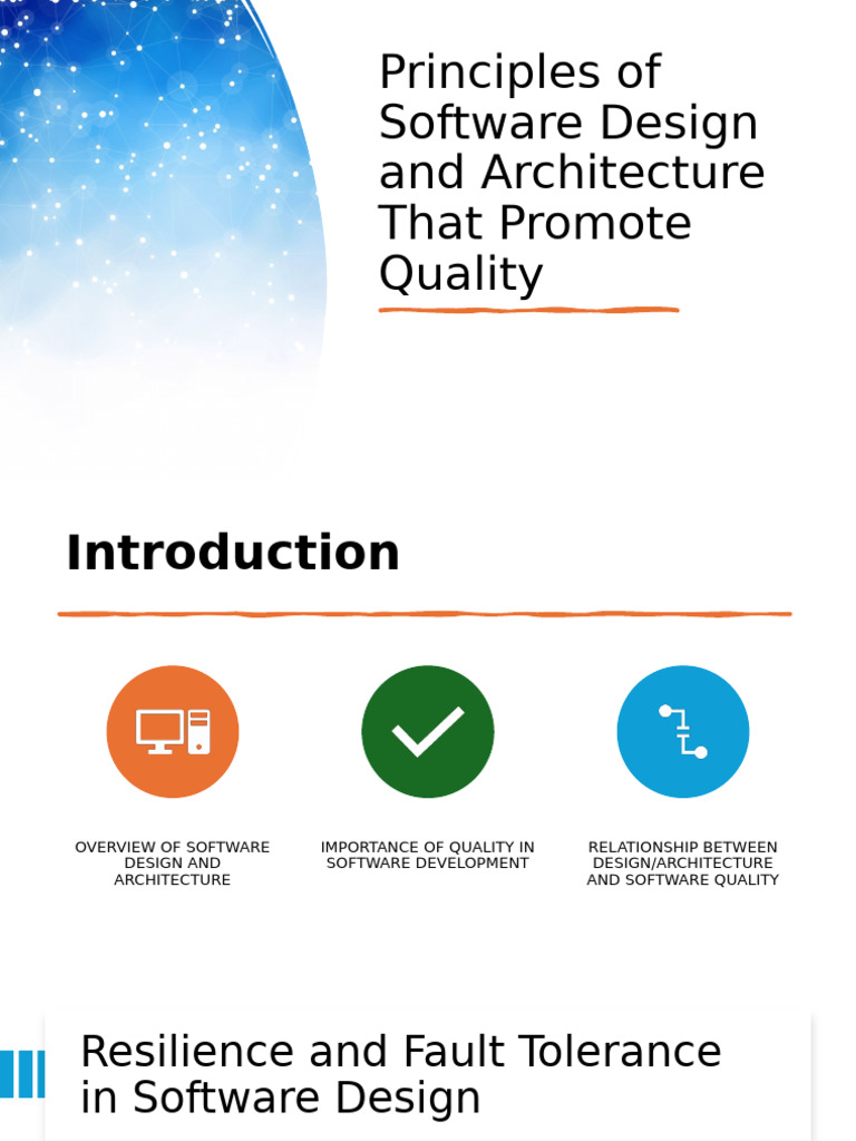 Software Design Principles for Quality | PDF | Fault Tolerance ...