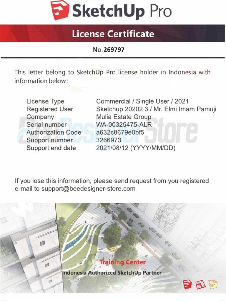 License Details for Sketchup 2020 | PDF