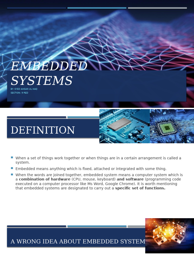 Understanding Embedded Systems | PDF | Embedded System | Input/Output
