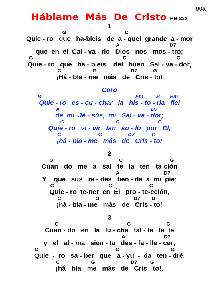 90a. HABLAME MAS DE CRSITO | PDF