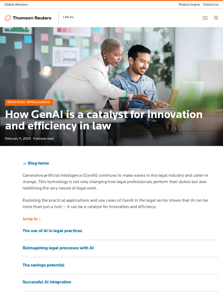 How GenAI Is A Catalyst For Innovation and Efficie | PDF | Artificial ...