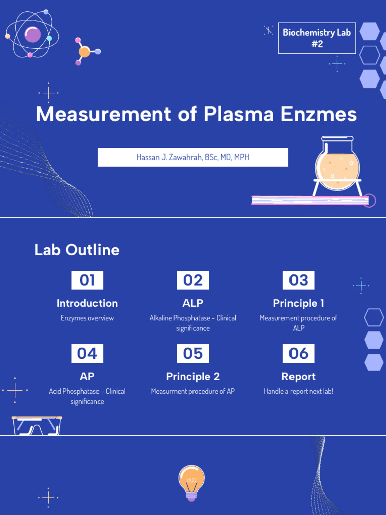 Plasma Enzyme Measurement Techniques | PDF | Enzyme | Enzyme Assay
