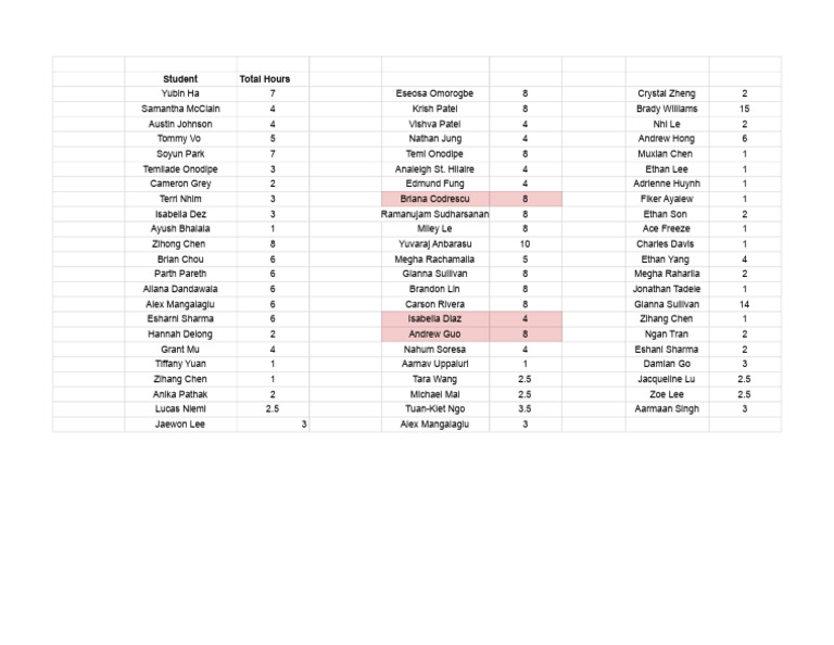 Jan 18 2025 - Donation and Volunteer List - Final Hours | PDF