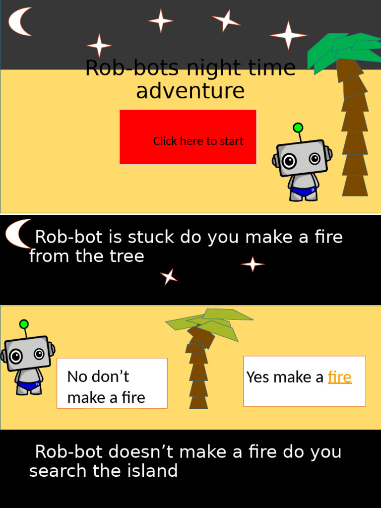 Rob-Bots Night Time Adventure | PDF