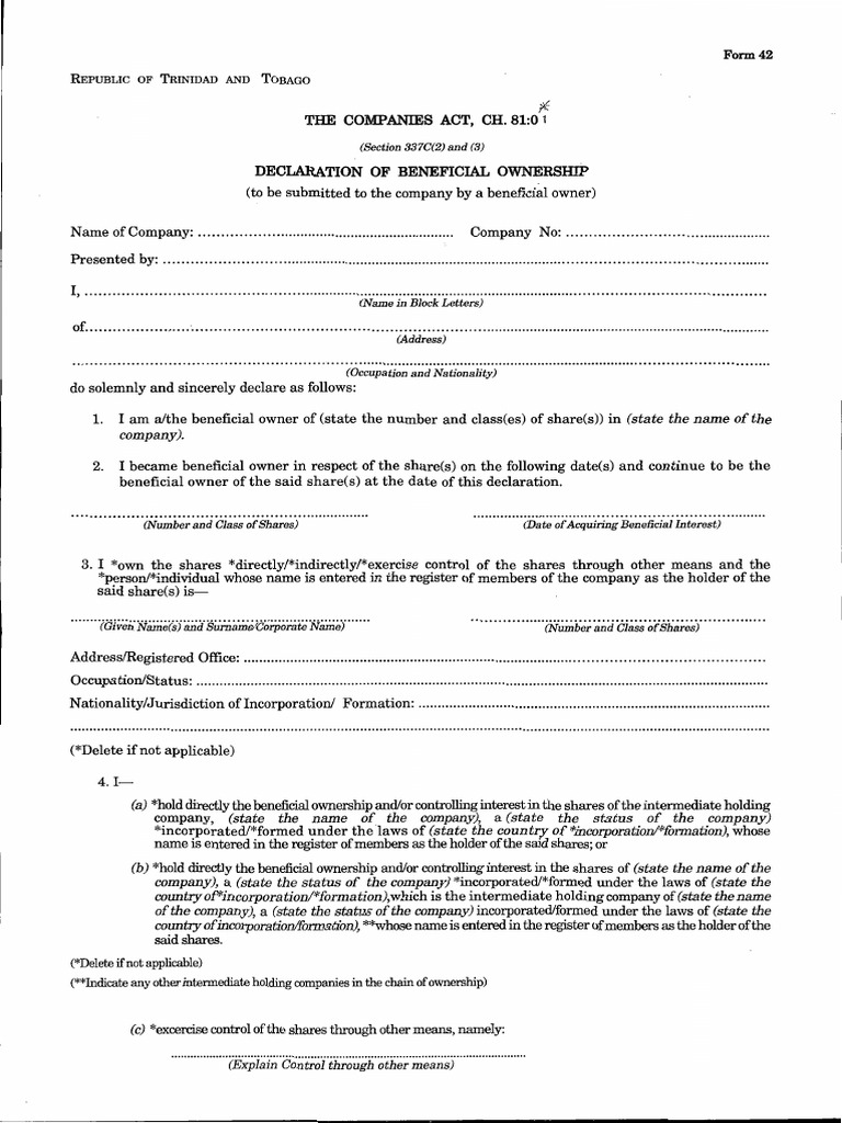 Form 42 | PDF