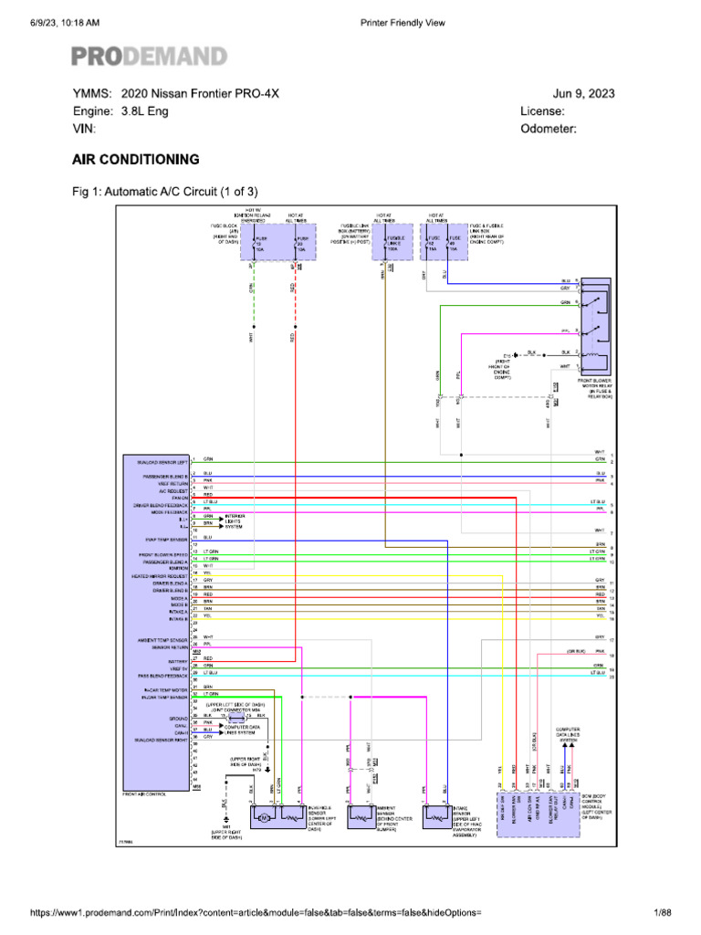 2020 Nissan Frontier | PDF