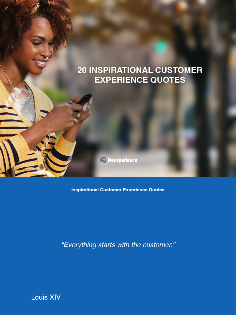 20 Inspiring Customer Experience Quotes | PDF