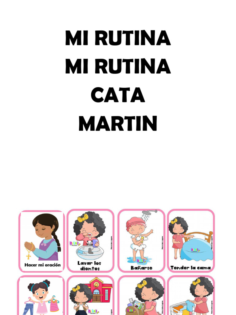 Rutina Niños | PDF